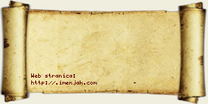 Andjelina Bajkić vizit kartica